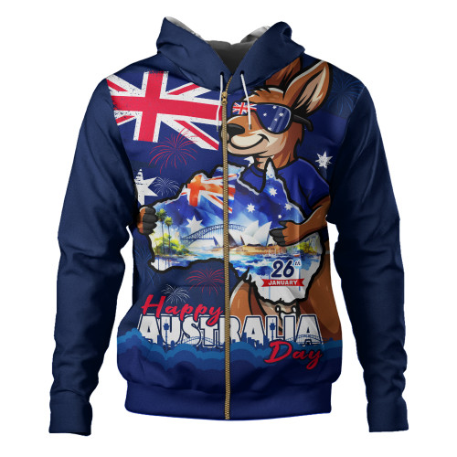 Australia Hoodie Australia Day Holiday Kangaroo Pride Celebration