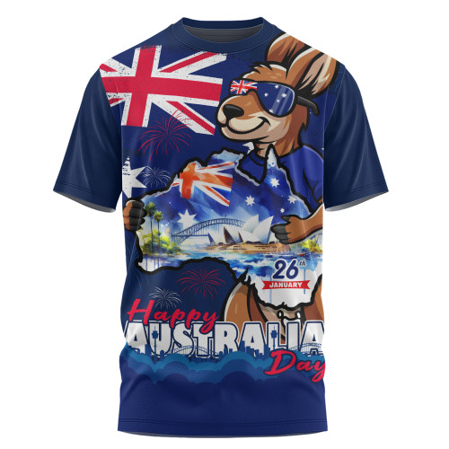 Australia T-Shirt Australia Day Holiday Kangaroo Pride Celebration