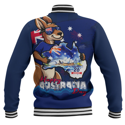 Australia Baseball Jacket Australia Day Holiday Kangaroo Pride Celebration