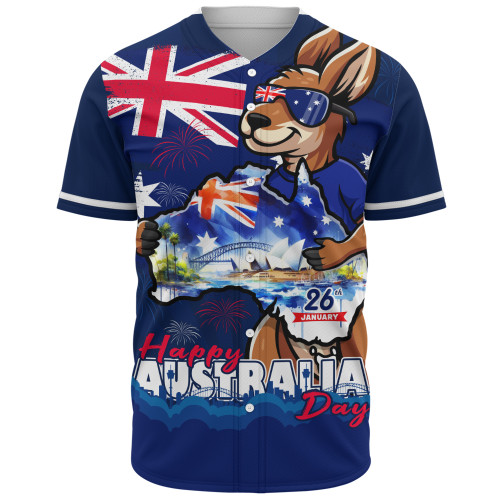 Australia Baseball Shirt Australia Day Holiday Kangaroo Pride Celebration