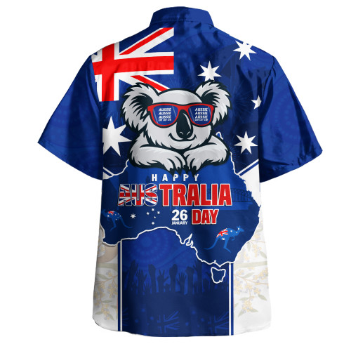 Australia Hawaiian Shirt Australia Day Koala Spirit Blue Flag Celebration