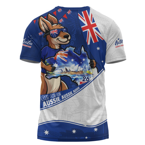 Australia T-Shirt Australia Day Kangaroo Blue Spirit 26 January Holiday