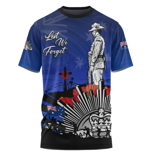 Australia T-Shirt Anzac Day In Memory Of Brave Servicemen