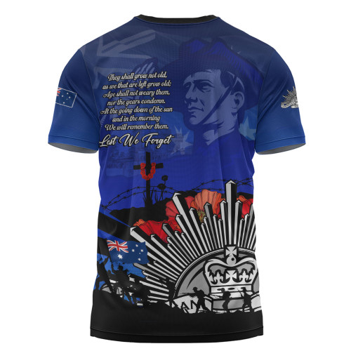 Australia T-Shirt Anzac Day In Memory Of Brave Servicemen