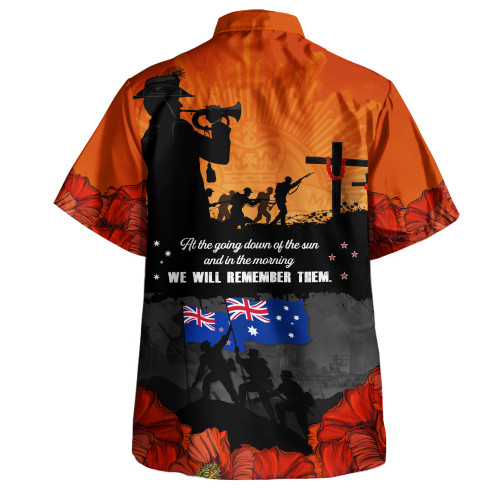 Australia Hawaiian Shirt Anzac Day Lives Given In Service