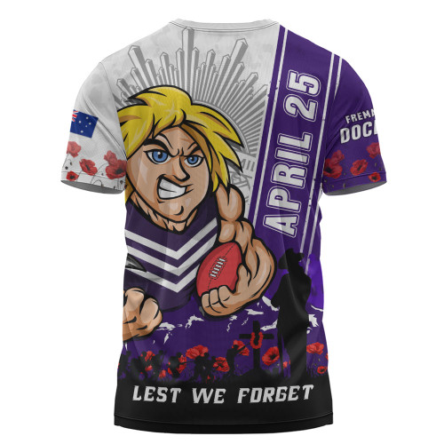 Fremantle T-Shirt Anzac Day Lest We Forget Memorial
