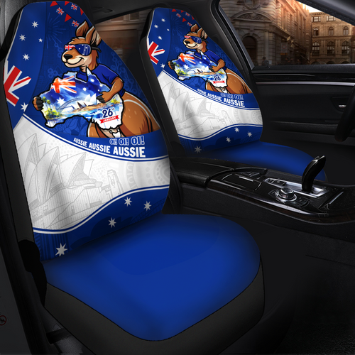 Australia Car Seat Cover Australia Day Kangaroo Spirit 26 January Holiday