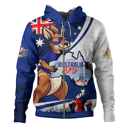 Australia Hoodie Australia Day Aussie Kangaroo Pride Holiday