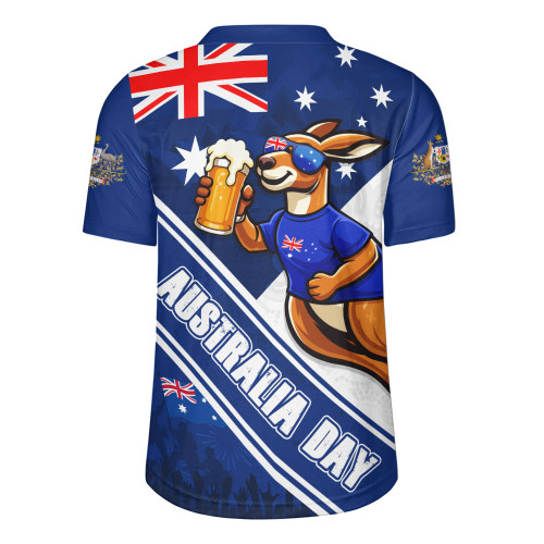 Australia Rugby Jersey Australia Day Kangaroo Beer Spirit Of Celebration