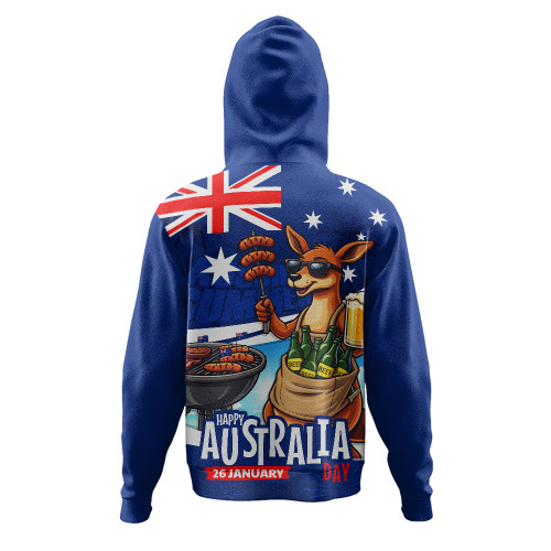Australia Hoodie Australia Day Kangaroo Aussie Summer Beachside BBQ
