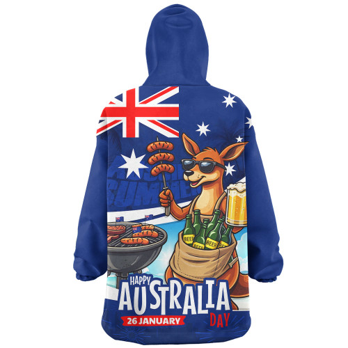 Australia Snug Hoodie Australia Day Kangaroo Aussie Summer Beachside BBQ
