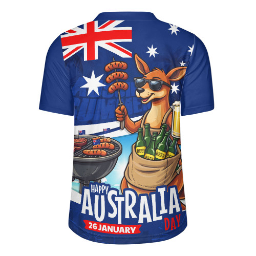 Australia Rugby Jersey Australia Day Kangaroo Aussie Summer Beachside BBQ