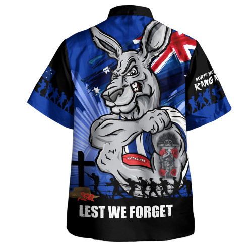 North Melbourne Hawaiian Shirt ANZAC Day Honour And Football Legacy