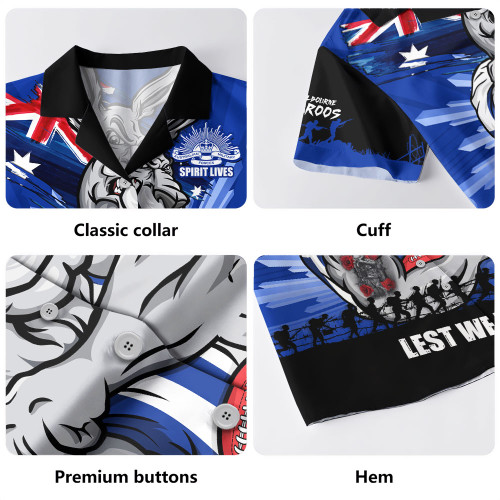 North Melbourne Hawaiian Shirt ANZAC Day Honour And Football Legacy