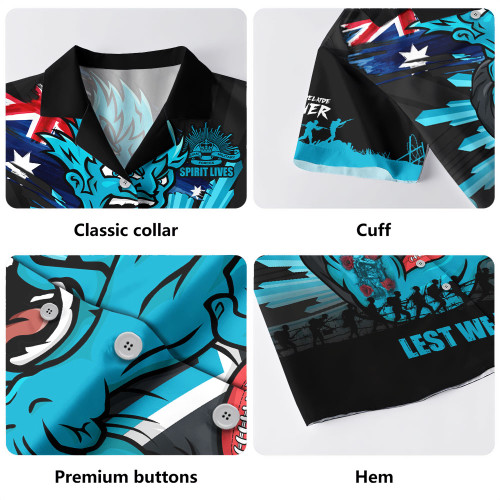 Port Adelaide Hawaiian Shirt ANZAC Day Honour And Football Legacy