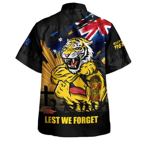 Richmond Hawaiian Shirt ANZAC Day Honour And Football Legacy