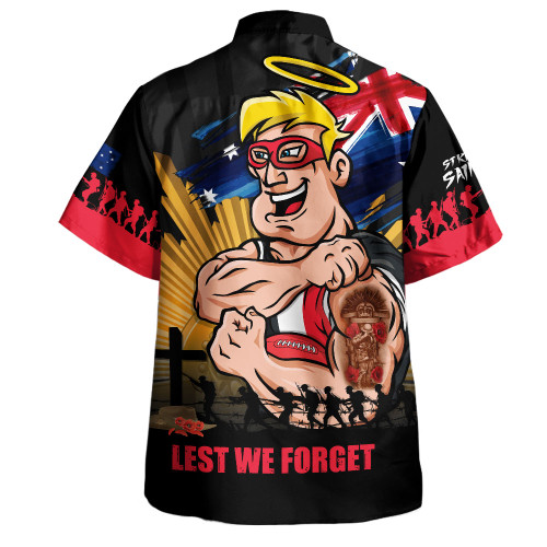 St Kilda Hawaiian Shirt ANZAC Day Honour And Football Legacy