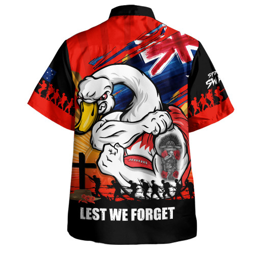 Sydney Swans Hawaiian Shirt ANZAC Day Honour And Football Legacy
