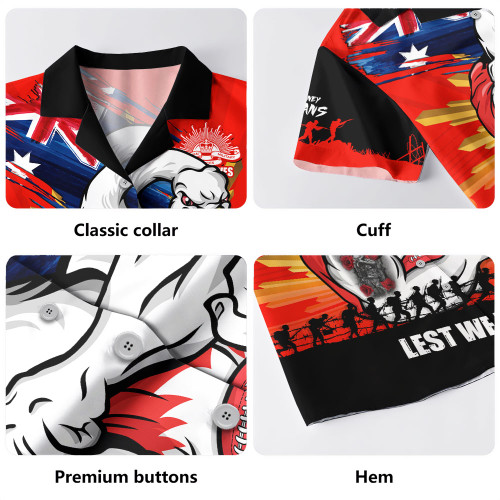 Sydney Swans Hawaiian Shirt ANZAC Day Honour And Football Legacy
