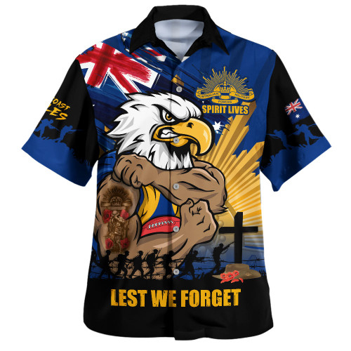 West Coast Eagles Hawaiian Shirt ANZAC Day Honour And Football Legacy