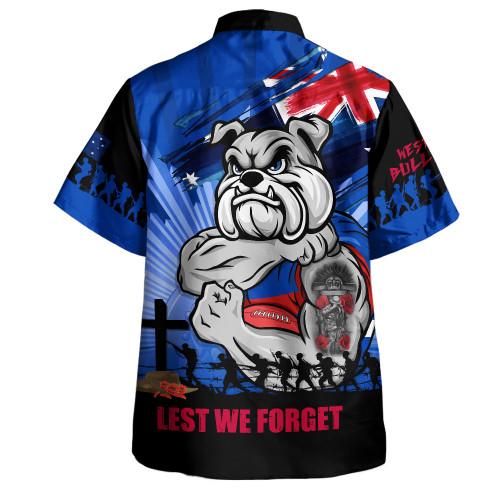 Western Bulldogs Hawaiian Shirt ANZAC Day Honour And Football Legacy