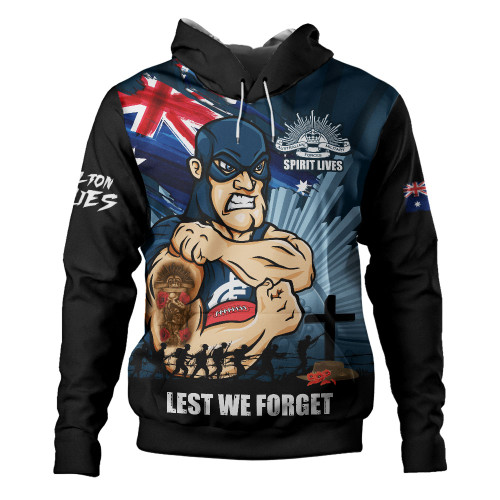 Carlton Hoodie ANZAC Day Honour And Football Legacy