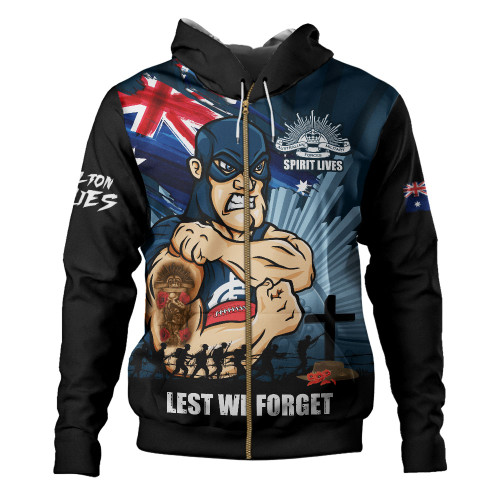 Carlton Hoodie ANZAC Day Honour And Football Legacy