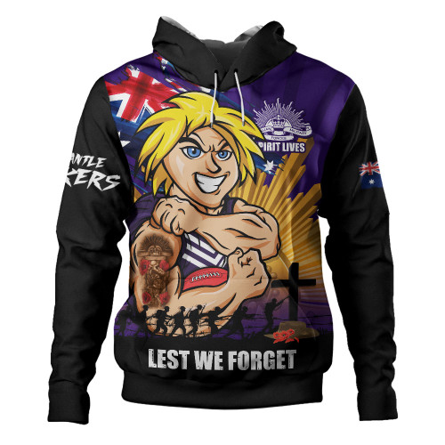 Fremantle Hoodie ANZAC Day Honour And Football Legacy
