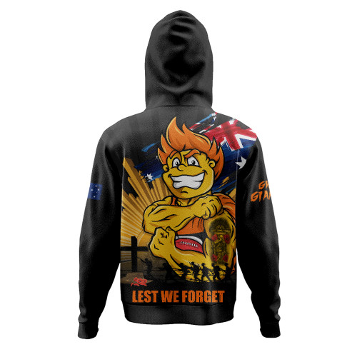 GWS GIANTS Hoodie ANZAC Day Honour And Football Legacy
