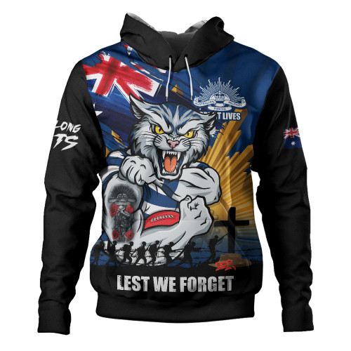 Geelong Cats Hoodie ANZAC Day Honour And Football Legacy