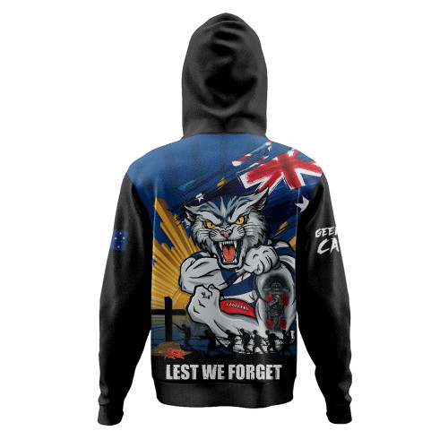 Geelong Cats Hoodie ANZAC Day Honour And Football Legacy