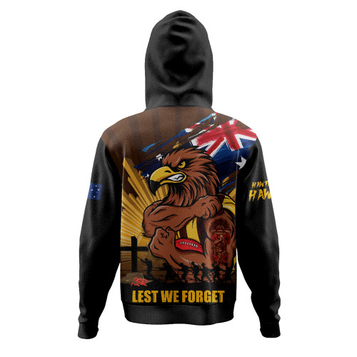 Hawthorn Hoodie ANZAC Day Honour And Football Legacy
