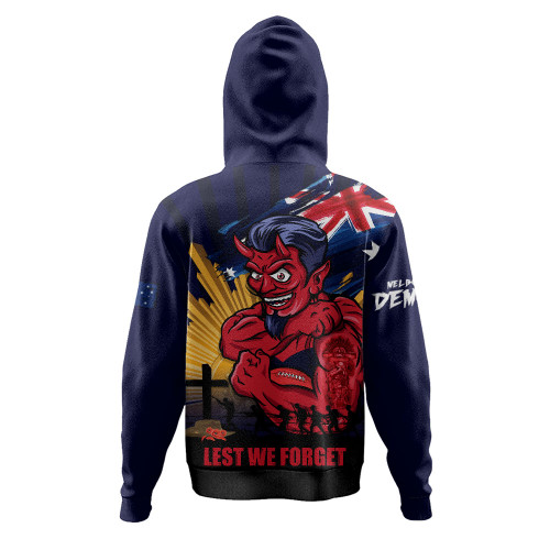 Melbourne Hoodie ANZAC Day Honour And Football Legacy