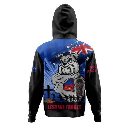 Western Bulldogs Hoodie ANZAC Day Honour And Football Legacy