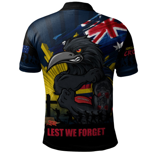 Adelaide Crows Polo Shirt ANZAC Day Honour And Football Legacy