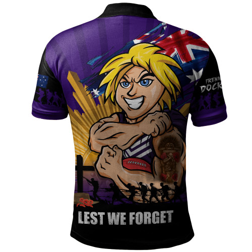 Fremantle Polo Shirt ANZAC Day Honour And Football Legacy