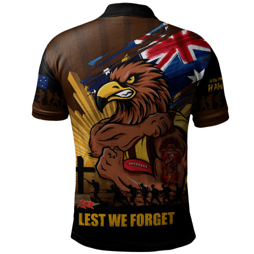 Hawthorn Polo Shirt ANZAC Day Honour And Football Legacy