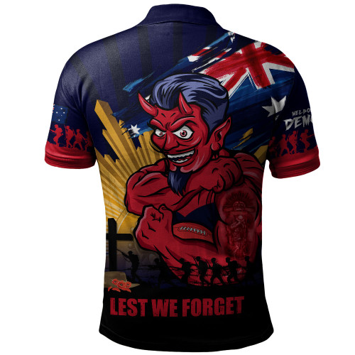 Melbourne Polo Shirt ANZAC Day Honour And Football Legacy