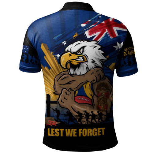 West Coast Eagles Polo Shirt ANZAC Day Honour And Football Legacy