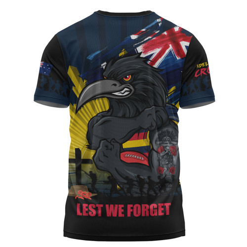 Adelaide Crows T-Shirt ANZAC Day Honour And Football Legacy