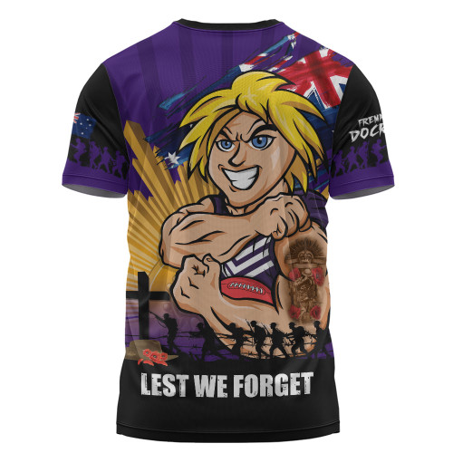 Fremantle T-Shirt ANZAC Day Honour And Football Legacy