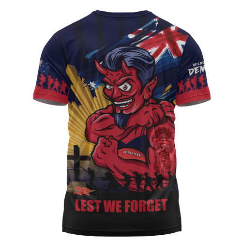 Melbourne T-Shirt ANZAC Day Honour And Football Legacy