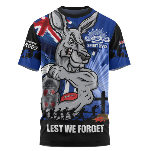 North Melbourne T-Shirt ANZAC Day Honour And Football Legacy