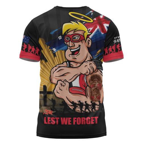 St Kilda T-Shirt ANZAC Day Honour And Football Legacy