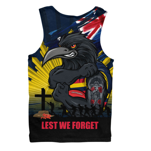 Adelaide Crows Men Singlet ANZAC Day Honour And Football Legacy