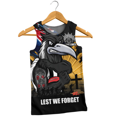 Collingwood Men Singlet ANZAC Day Honour And Football Legacy