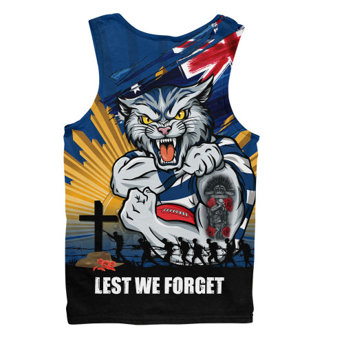Geelong Cats Men Singlet ANZAC Day Honour And Football Legacy