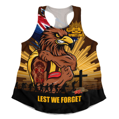 Hawthorn Women Racerback Singlet ANZAC Day Honour And Football Legacy