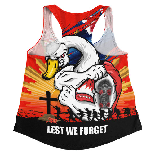Sydney Swans Women Racerback Singlet ANZAC Day Honour And Football Legacy