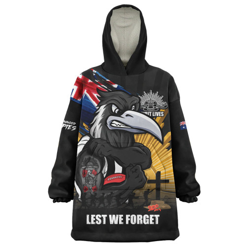 Collingwood Snug Hoodie ANZAC Day Honour And Football Legacy